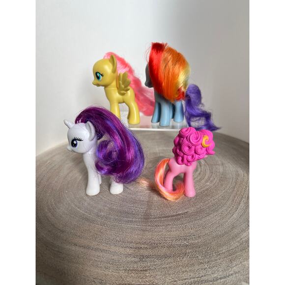 My Little Pony Lot 2010 and Pinkie Pie Pony McDonald's 2014 Toy - Picture 2 of 6